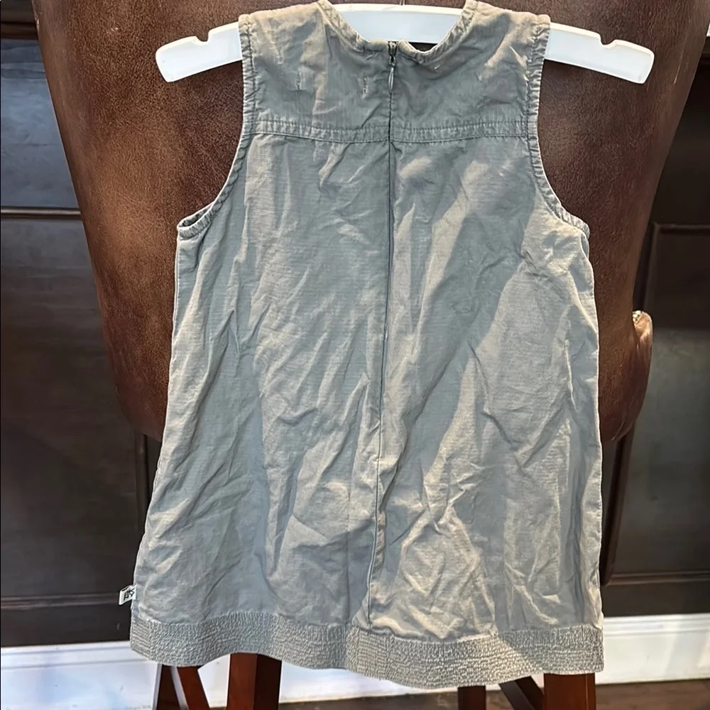 Stylish DKNY Olive Green Utility Dress